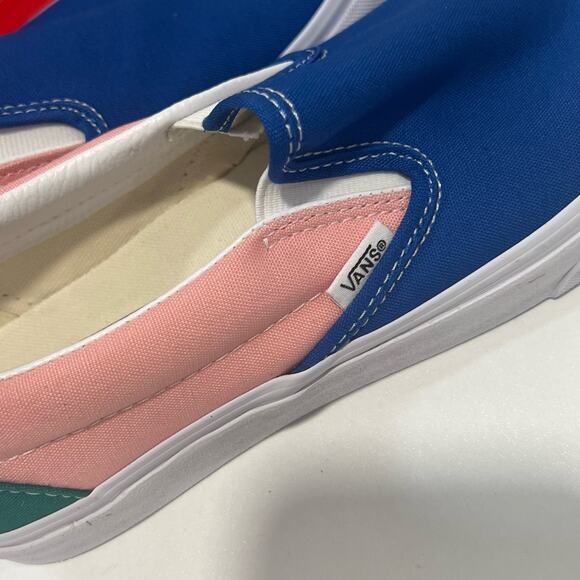 NIB VANS Classic Slip On Retro Court Colorblock Size 8 - Picture 5 of 7